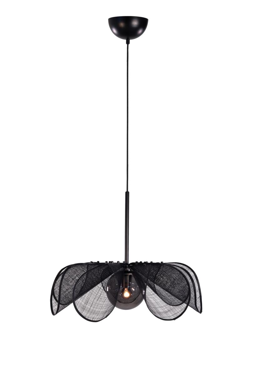 Lampy zwieszane, STYRKA Pendant 1L 63cm Black/Smoke, Markslöjd Sp.z.o.o.