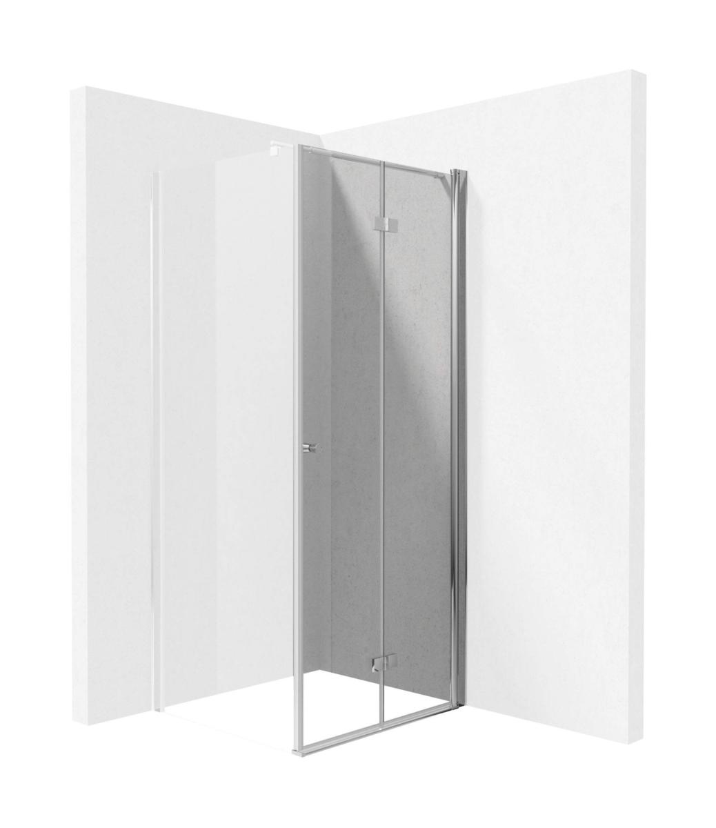 Drzwi prysznicowe, Drzwi prysznicowe systemu Kerria Plus 90 cm - składane, Deante