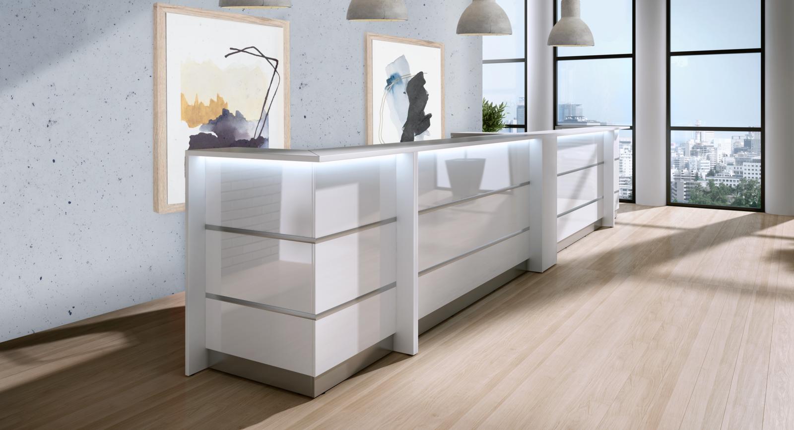 Vero reception counters Lady recepcyjne Vero MARO Office Furniture A free