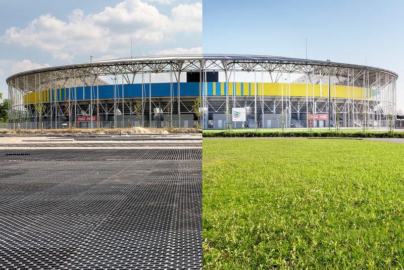 Kratki drogowe, trawnikowe, geoSYSTEM S60 - eko kratka, GEOPRODUCT