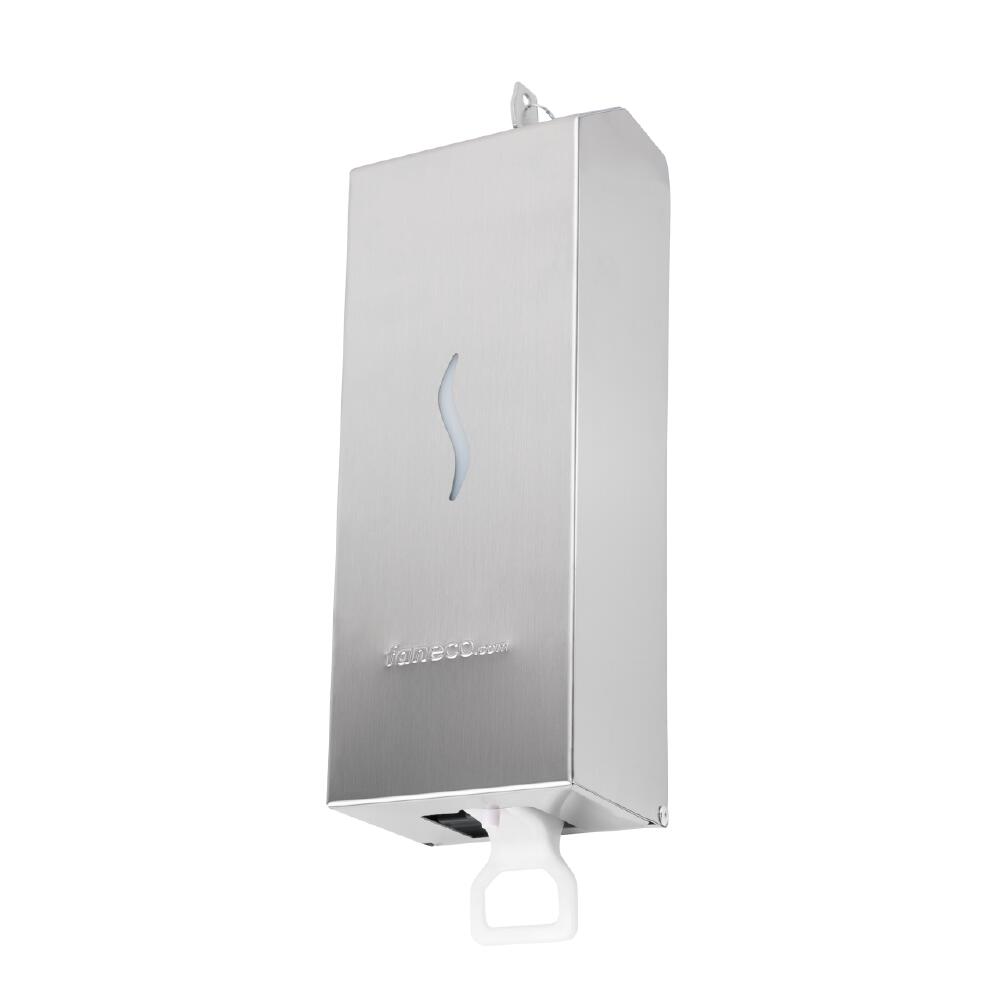 Bathroom accessories, Liquid soap and disinfectant dispenser 1 l HIT, Faneco sp. z o.o.