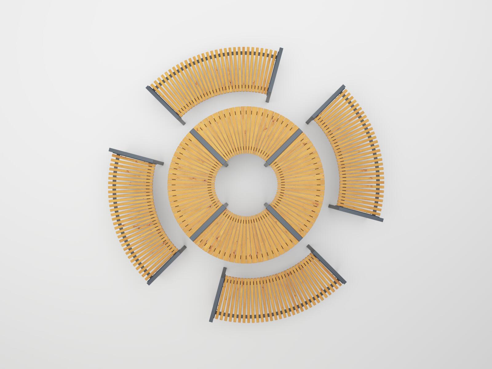 Ławki, Zestaw piknikowy Vigo 1700, JUMAT