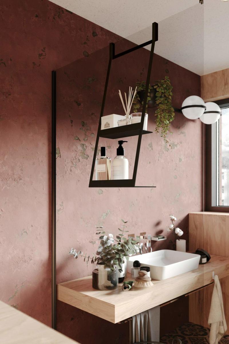 Akcesoria łazienkowe, Półka wieszana na kabinę, Deante