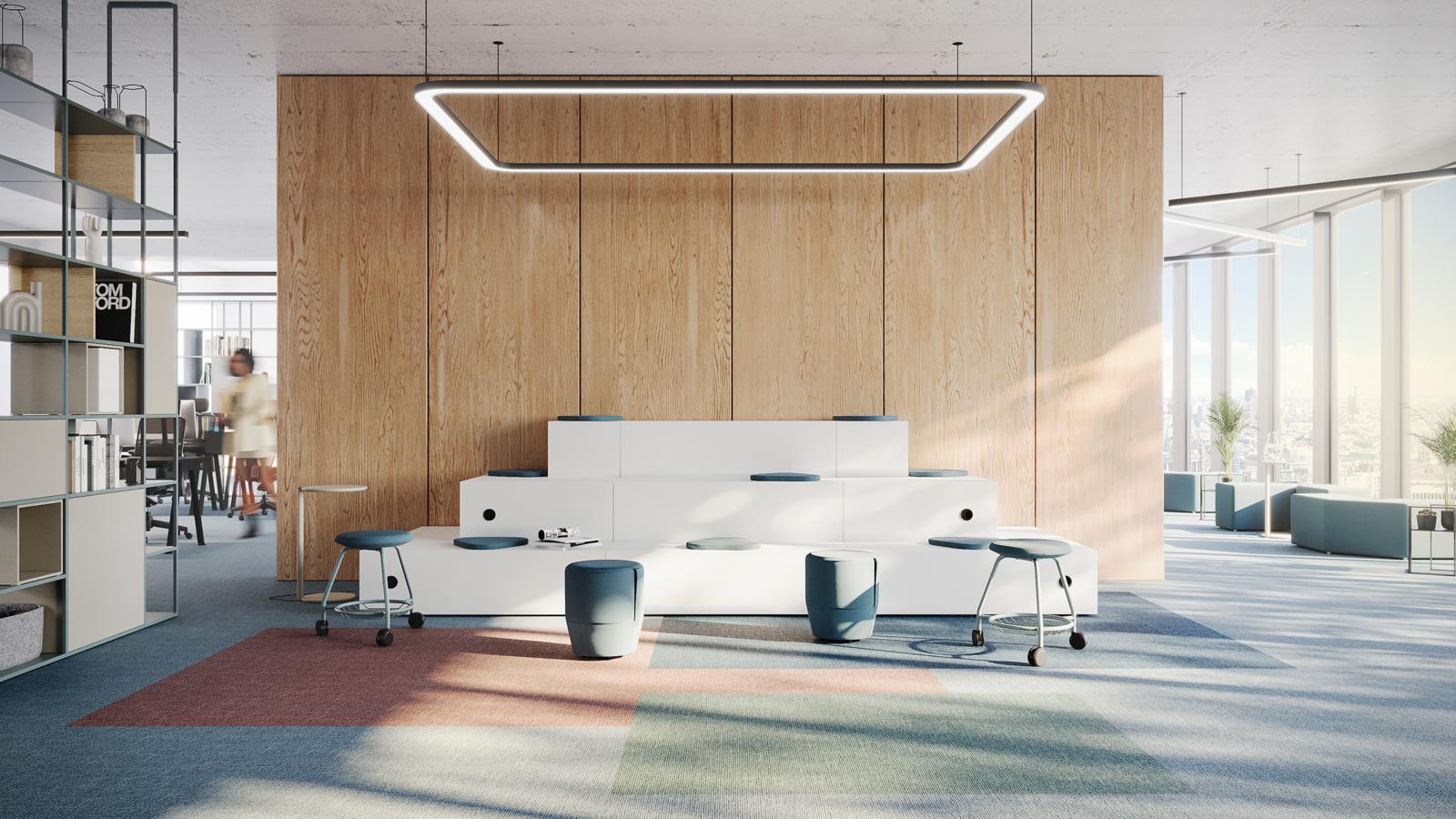 Pillows and Seat Covers, Podium modular seats, BALMA