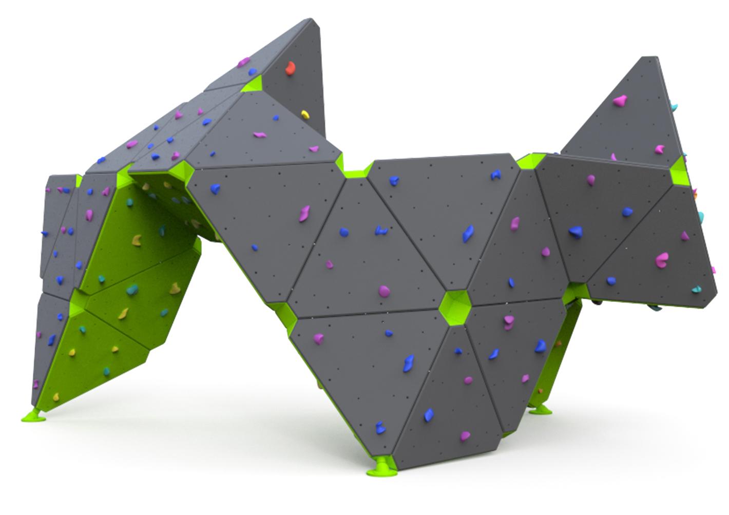 Climbing walls, Climbing wall ZigZag Boulder Z005, Grupa Techramps