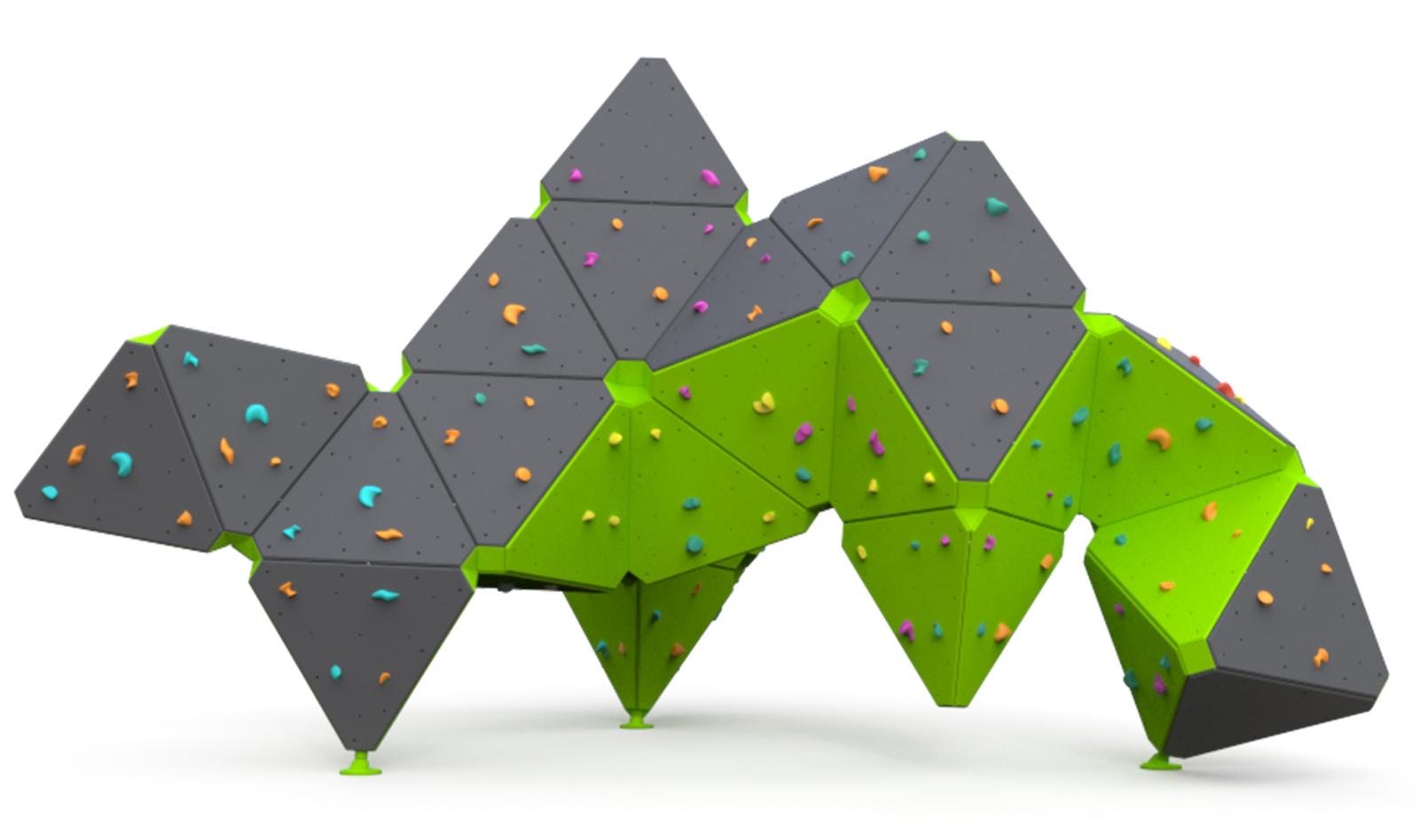 Climbing walls, Climbing wall ZigZag Boulder Z006, Grupa Techramps