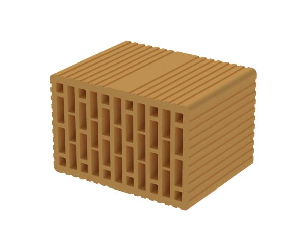 Ceramiczne elementy ścienne, Pustak Ścienny Max-220, Ceramika Budowlana LEWKOWO