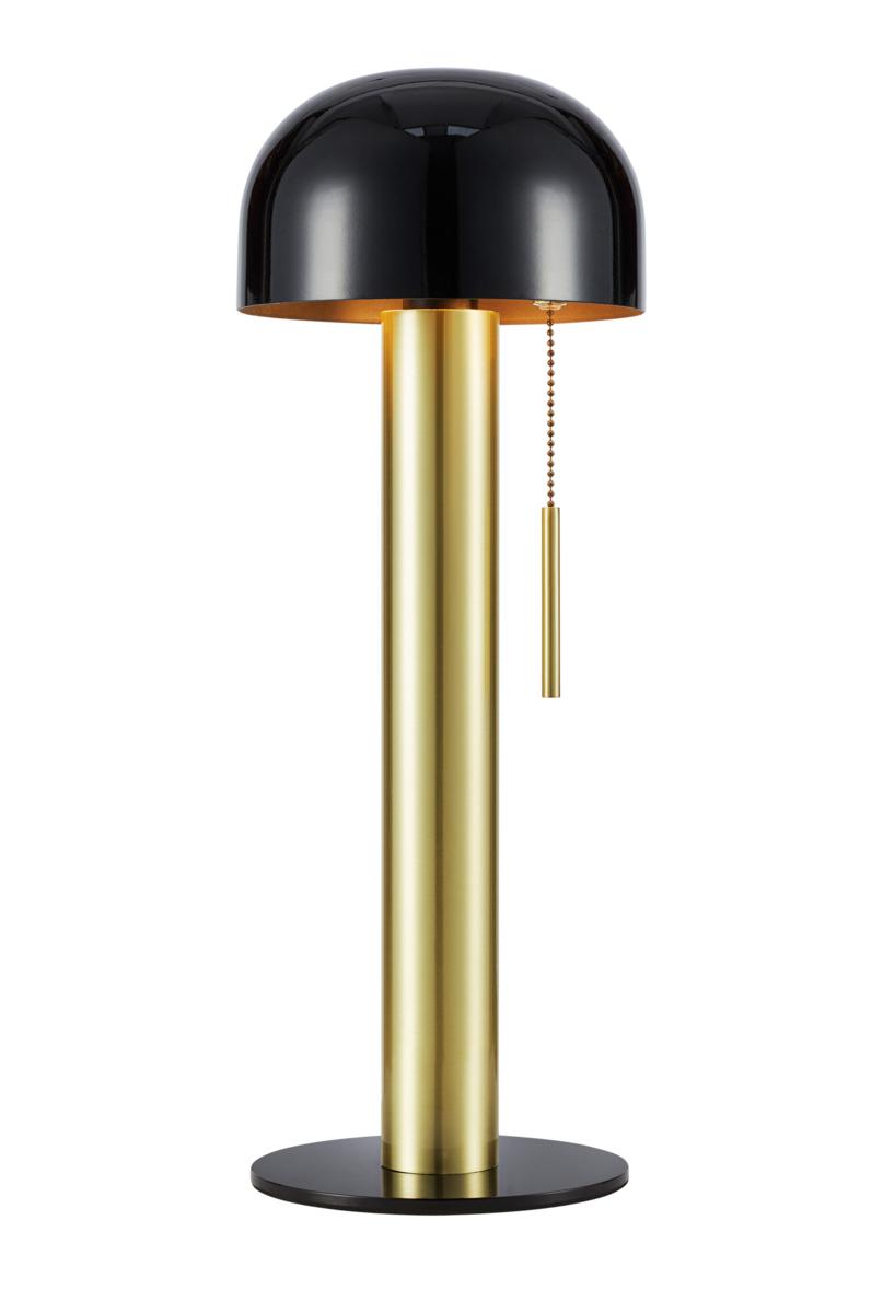 Lampy stojące, COSTA Table 2L Black/Brushed brass, Markslöjd Sp.z.o.o.