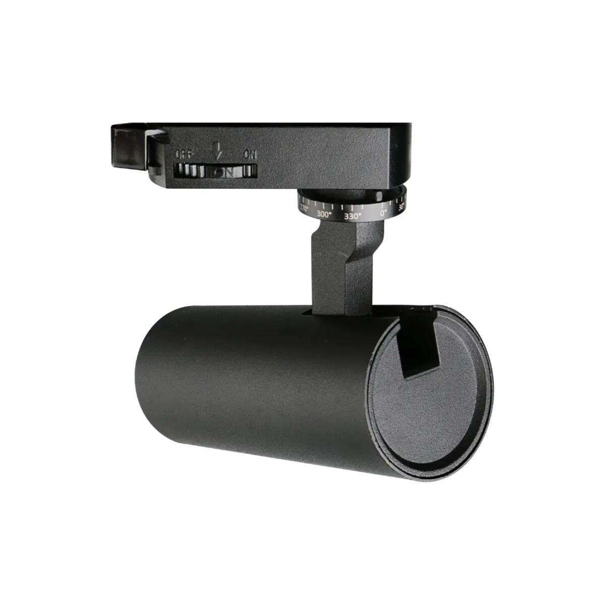 Track Lighting Systems, Reflector for 3F busbars Luba 1xLED black TRA0103-BK, YASKR SPÓŁKA Z OGRANICZONĄ ODPOWIEDZIALNOŚCIĄ