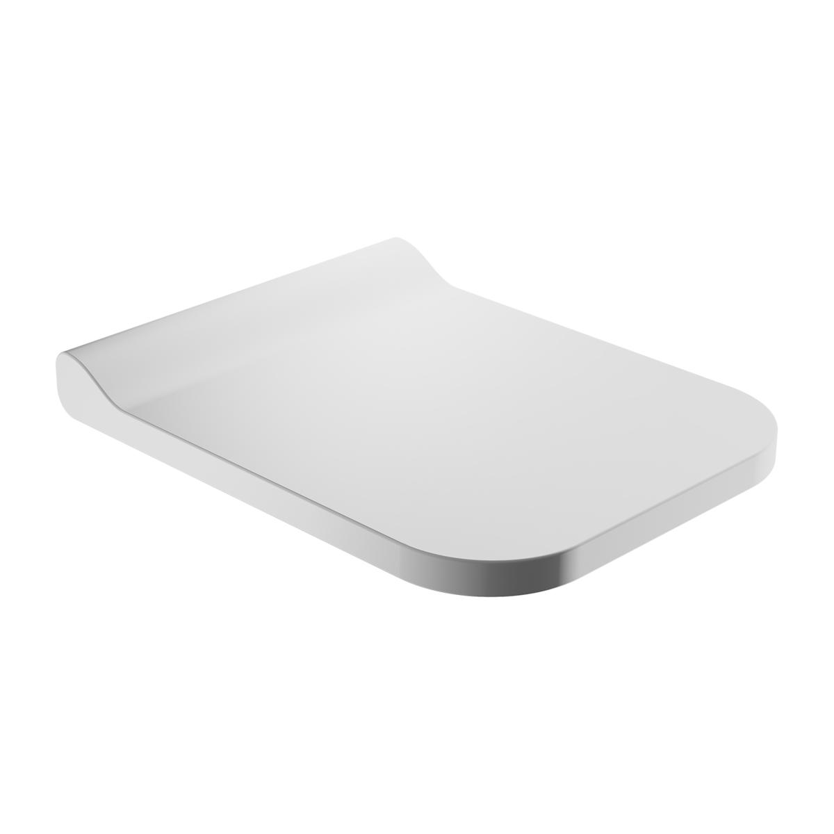 Toilet Seats, FONTANA FONTANADEBP - Soft-closing toilet seat, glossy white, OMNIRES