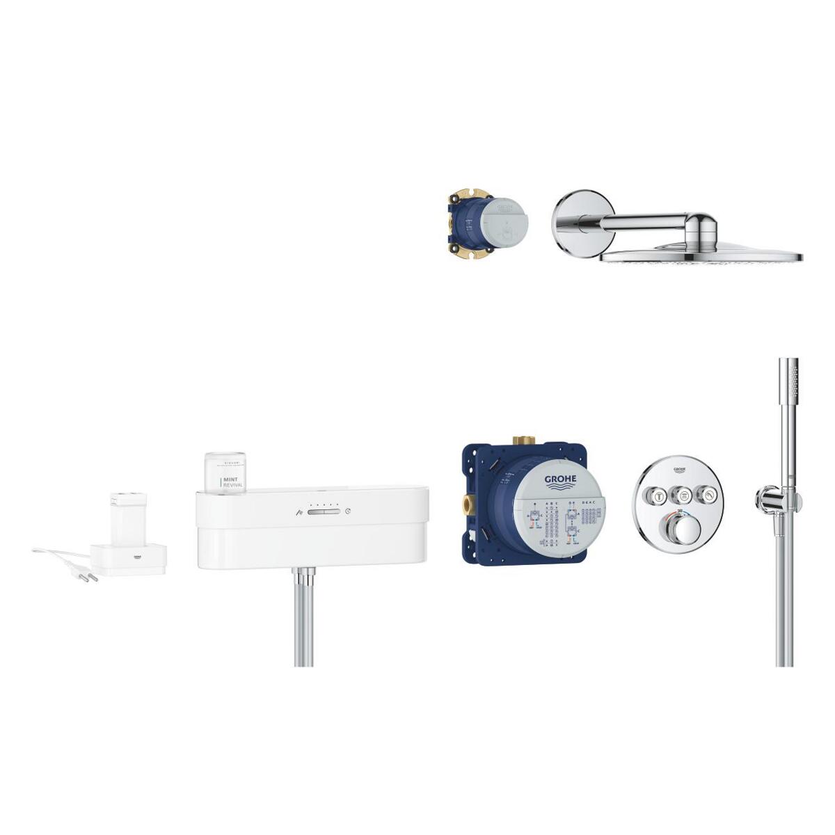 Shower Sets, Concealed shower system, GROHE