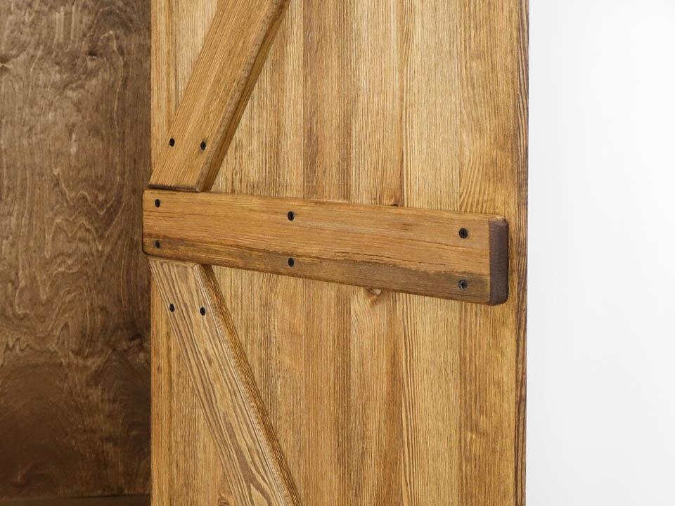 Wardrobes, Two-door Pine Wardrobe Rustyk 2D, SEART