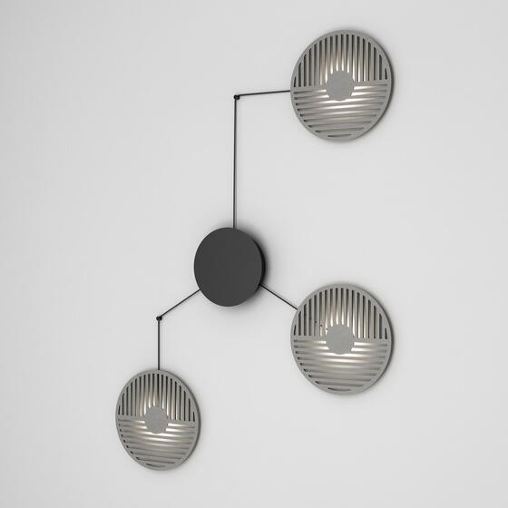 Sconces, IKI round LED spider wall, AQForm