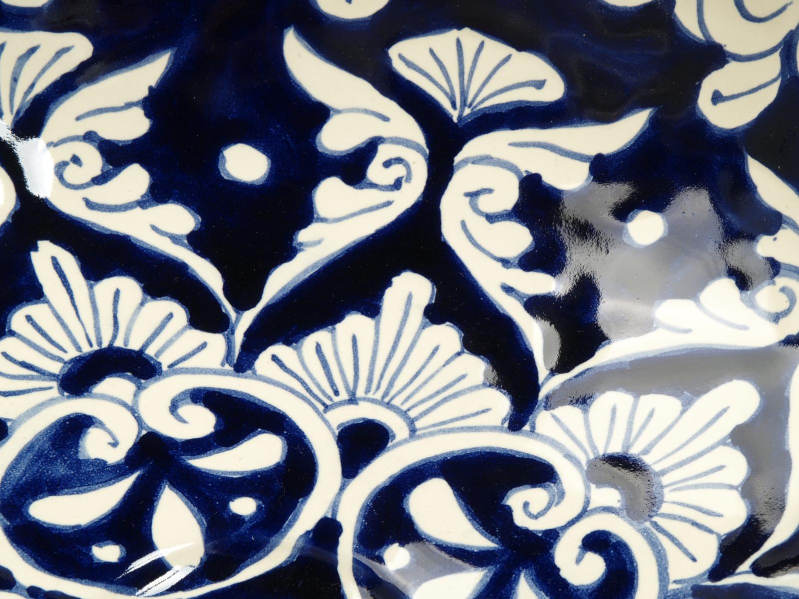 Over countertop washbasins, Felisa - hand-painted countertop basin from Mexico, Cerames