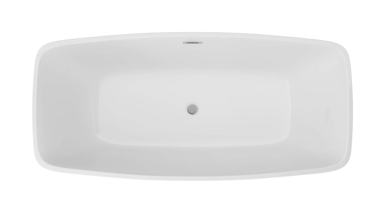 Wanny wolnostojące, Wanna akrylowa wolnostojąca prostokątna - 150 cm, Deante
