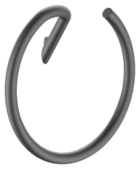 Badezubehör, SILIA Wand-handtuchhalter - rund, Deante