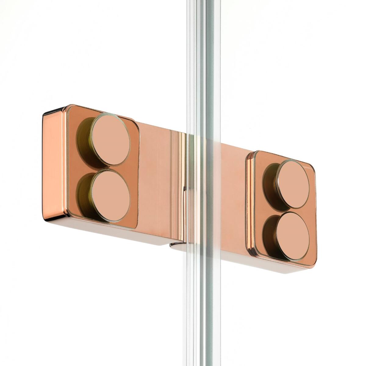 Duschkabinen, Eventa Copper Shine shower enclosure, single door, NEW TRENDY