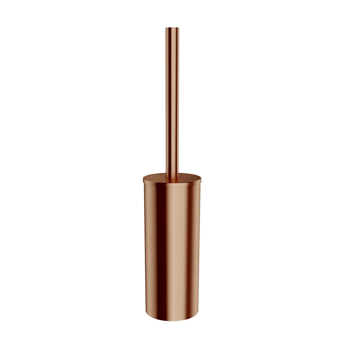 WC Accessories, MODERN PROJECT  |  free-standing toilet brush,  brushed copper, OMNIRES