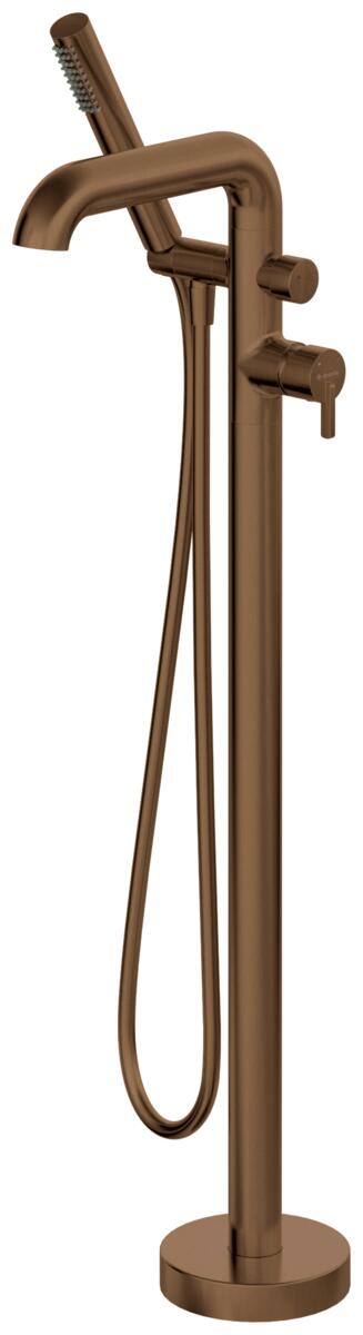 Freestanding Faucets, SILIA Bath mixer, freestanding, with shower set, Deante