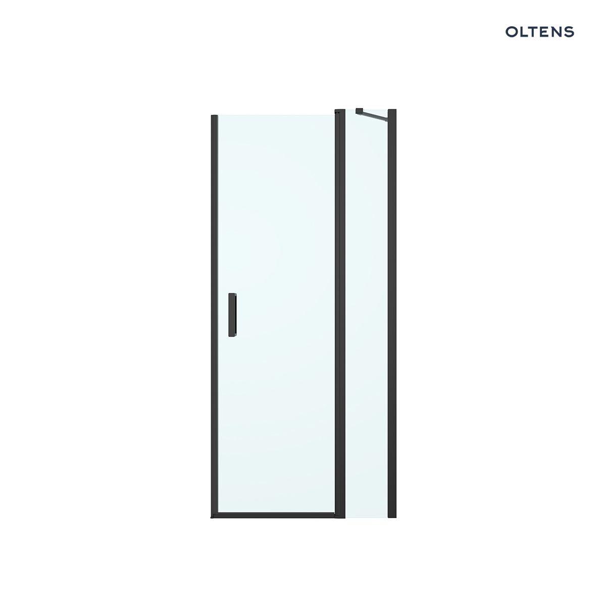 Duschkabinen, Oltens Verdal shower enclosure 80x100 cm door with a fixed wall, OLTENS