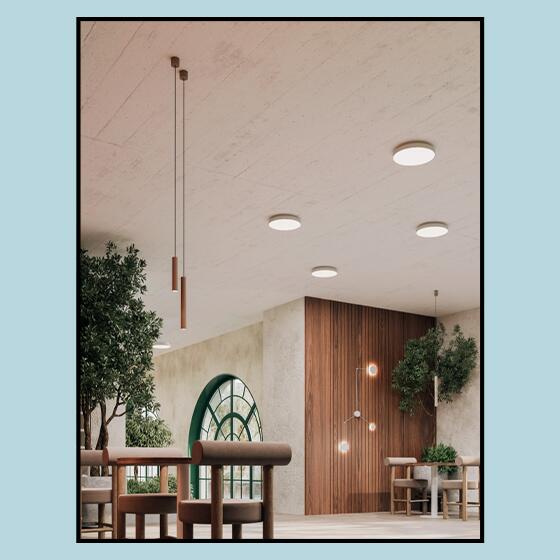 Lampy natynkowe, BLOS round distance LED hermetic natynkowy, AQForm