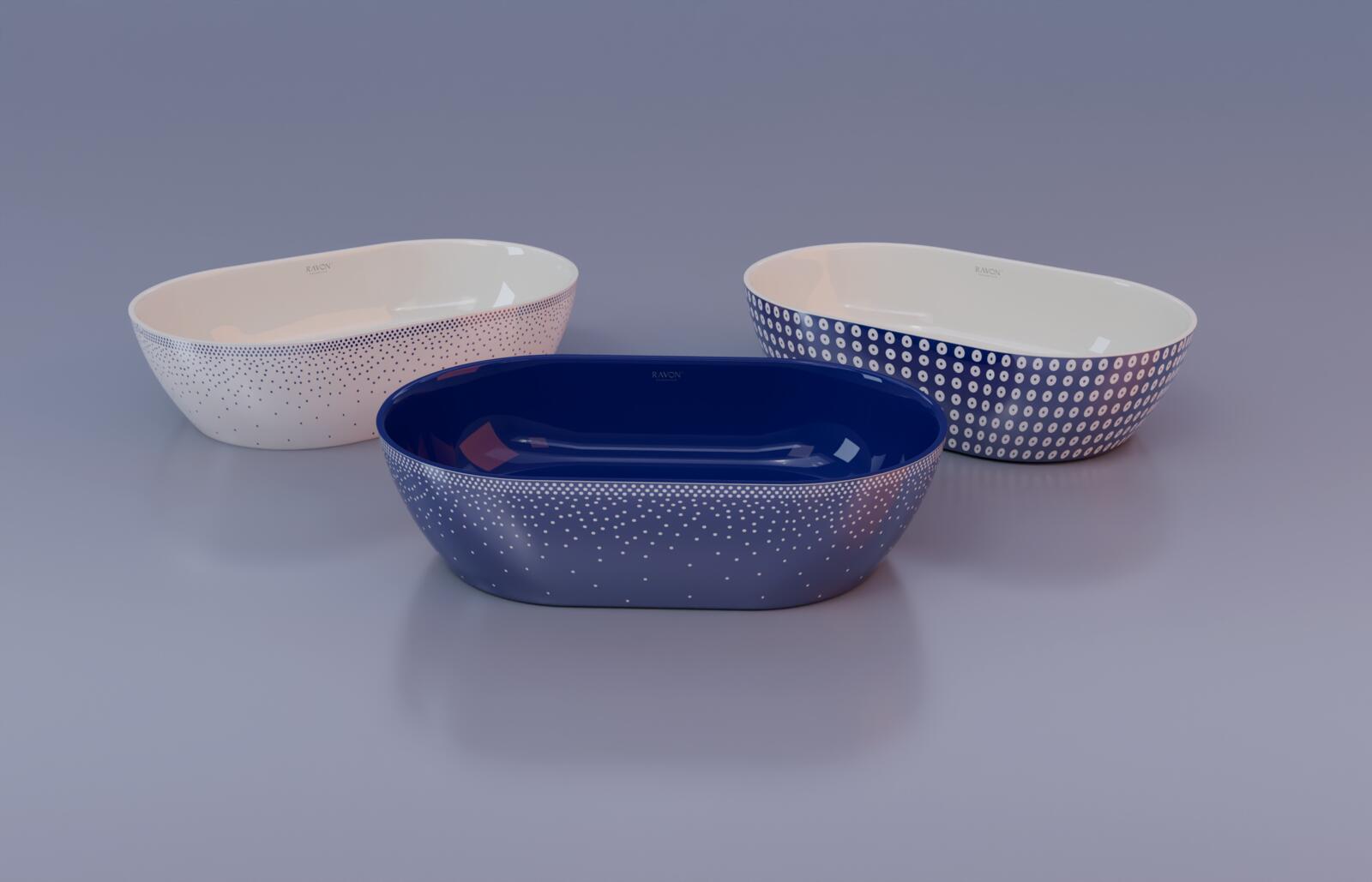 Lavabos de sobremesa, Space - Serenity countertop washbasin, RAVON