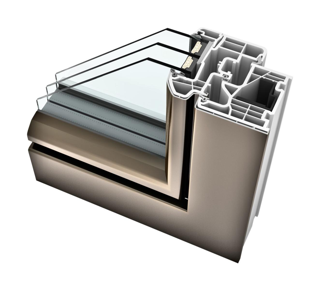 Okno PVCAluminiowe KF 310 Ambiente INTERNORM A free