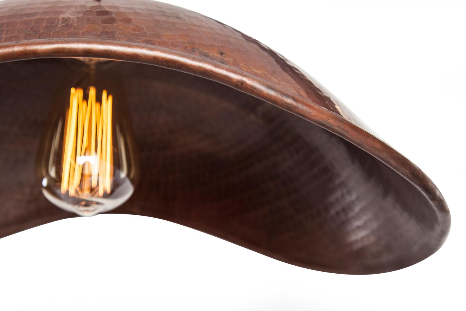 Hanging Lamps, Datil- copper hanging lamp, Cerames