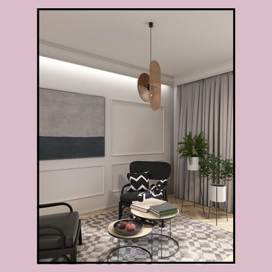 Lampy zwieszane, IKI E27 zwieszana, AQForm