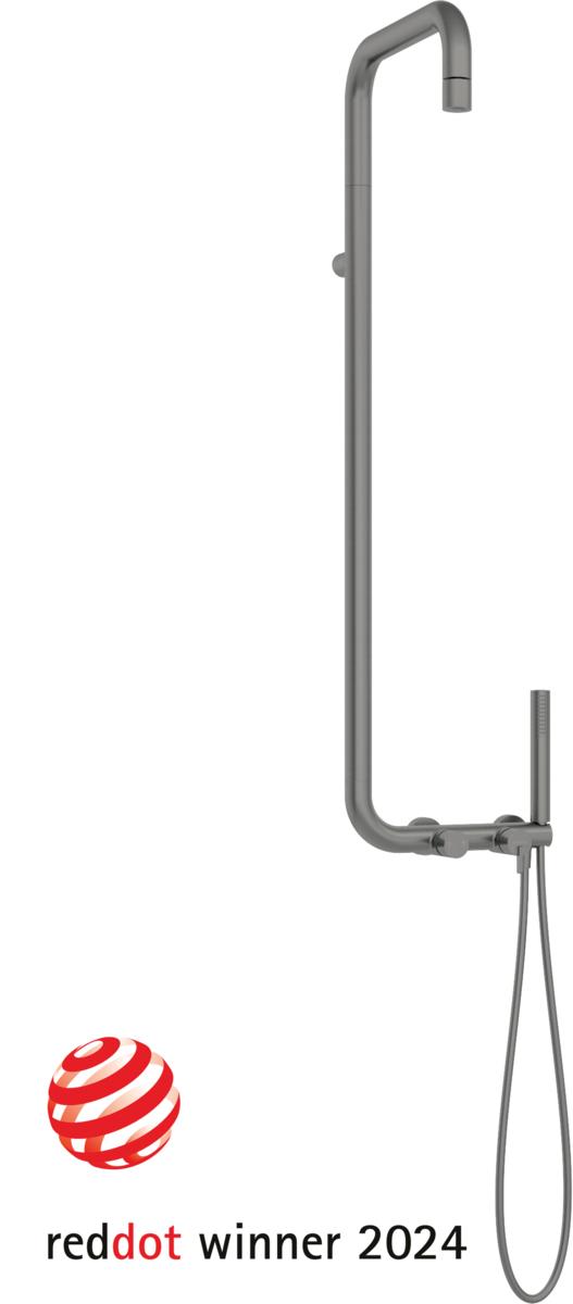 Shower heads, SILIA Shower column, with shower mixer, Deante