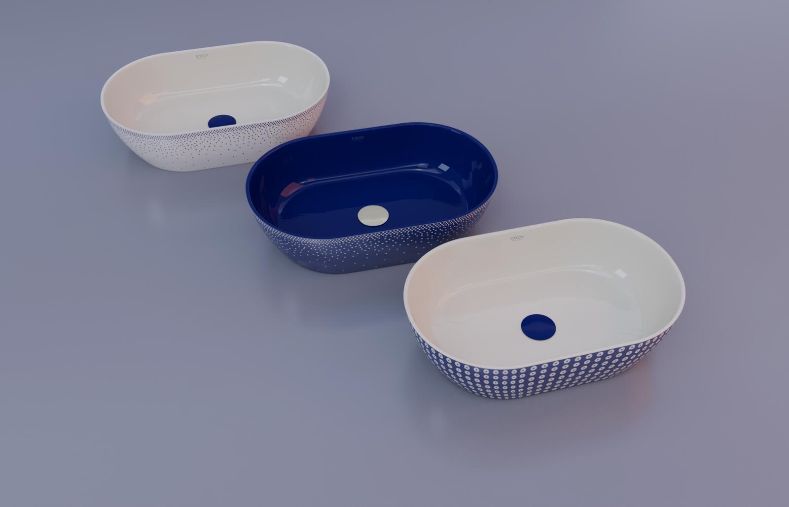 Lavabos de sobremesa, Space - Serenity countertop washbasin, RAVON