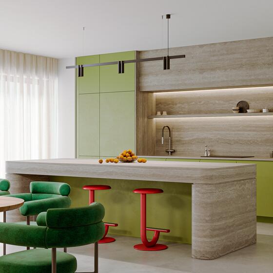 Hanging Lamps, PET mini horiz LED suspended, AQForm