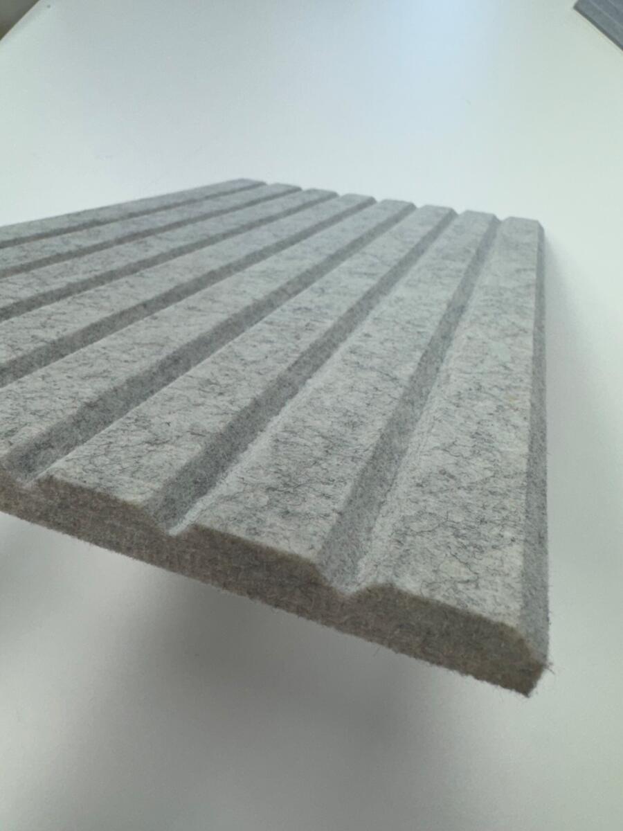 Acoustic panels, V-cut panels corduroy, Fovere