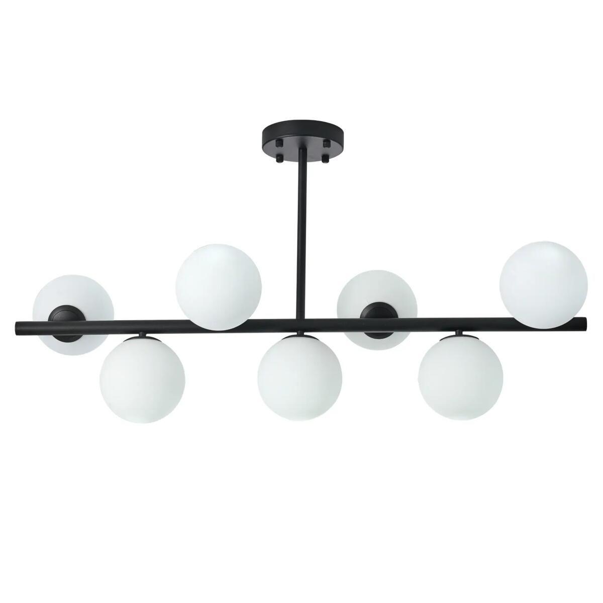 Lampy natynkowe, Lampa Sufitowa Bolti 7xE14 Czarna PLC0104-BK, YASKR SPÓŁKA Z OGRANICZONĄ ODPOWIEDZIALNOŚCIĄ