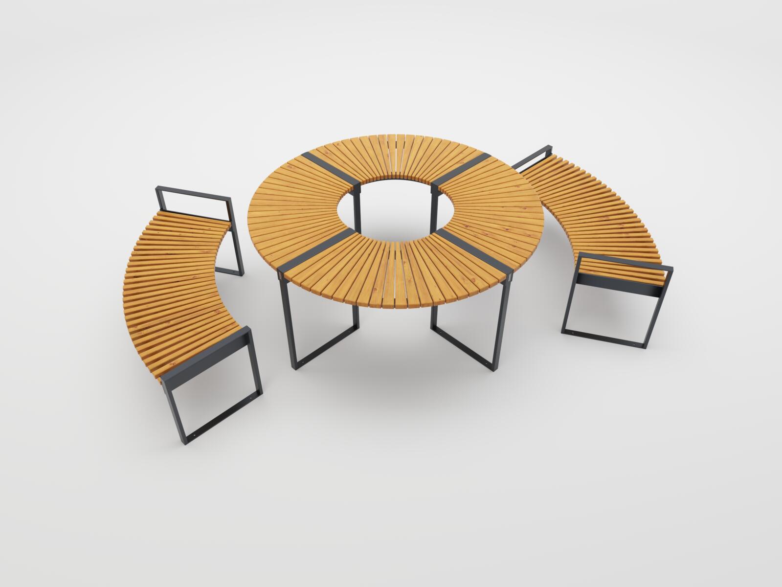 Ławki, Zestaw piknikowy Vigo 1700, JUMAT