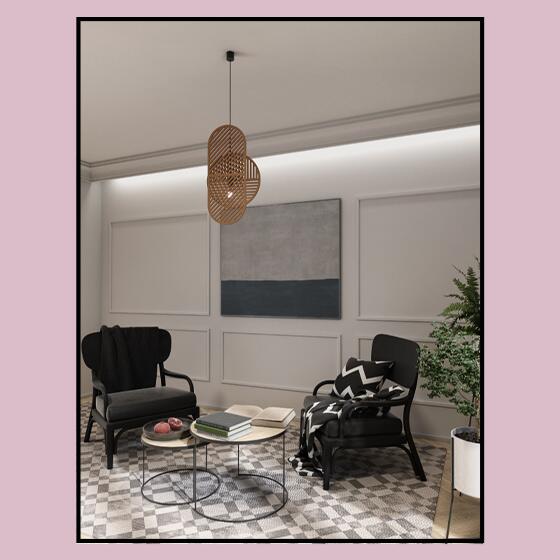 Lampy zwieszane, IKI E27 zwieszana, AQForm