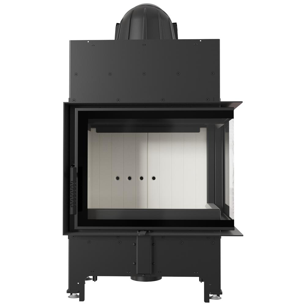 Air fireplaces, Steel fireplace FLOKI right 8 kW Ø 160, Kratki.pl Marek Bal