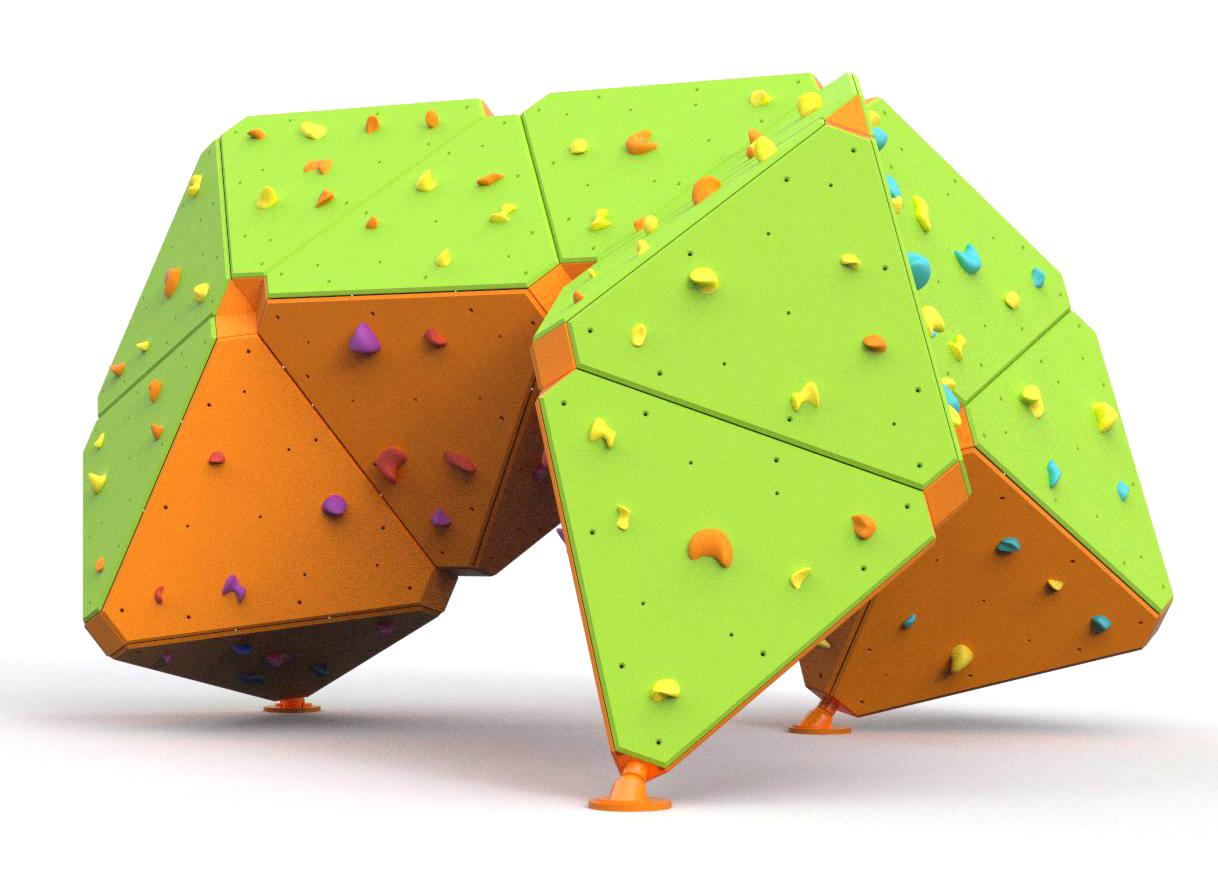 Climbing walls, Climbing wall ZigZag Boulder Z001, Grupa Techramps