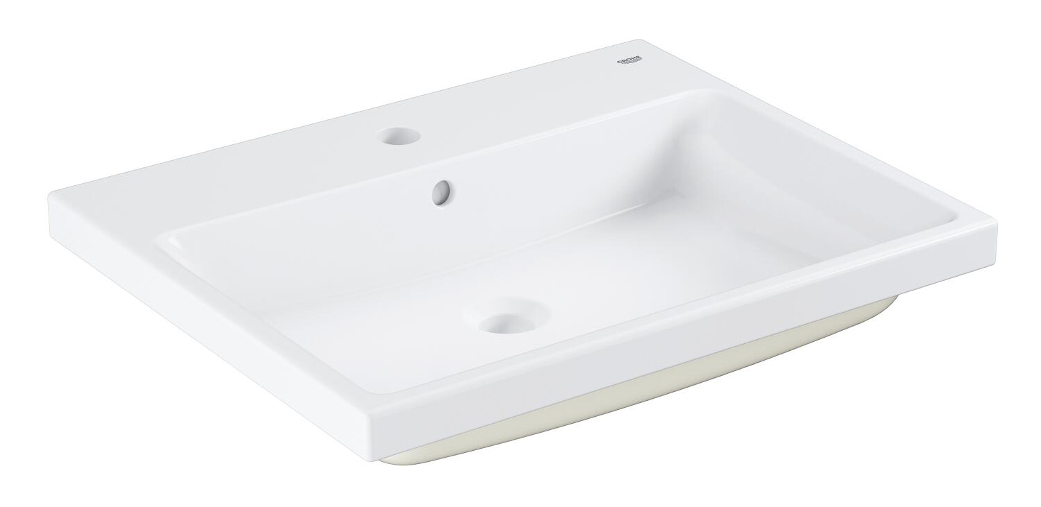 Umywalki blatowe, Cube Ceramika Umywalka wpuszczana w blat 60 cm 3947900H, GROHE