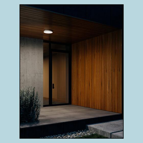 Lampy natynkowe, BLOS round distance LED hermetic natynkowy, AQForm