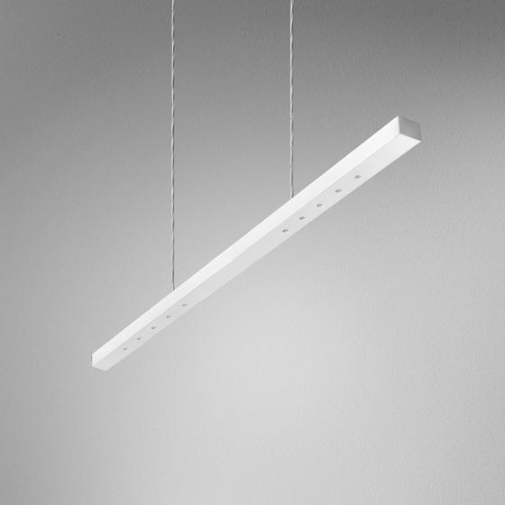 Hanging Lamps, LENS LINE LED section suspended, AQForm