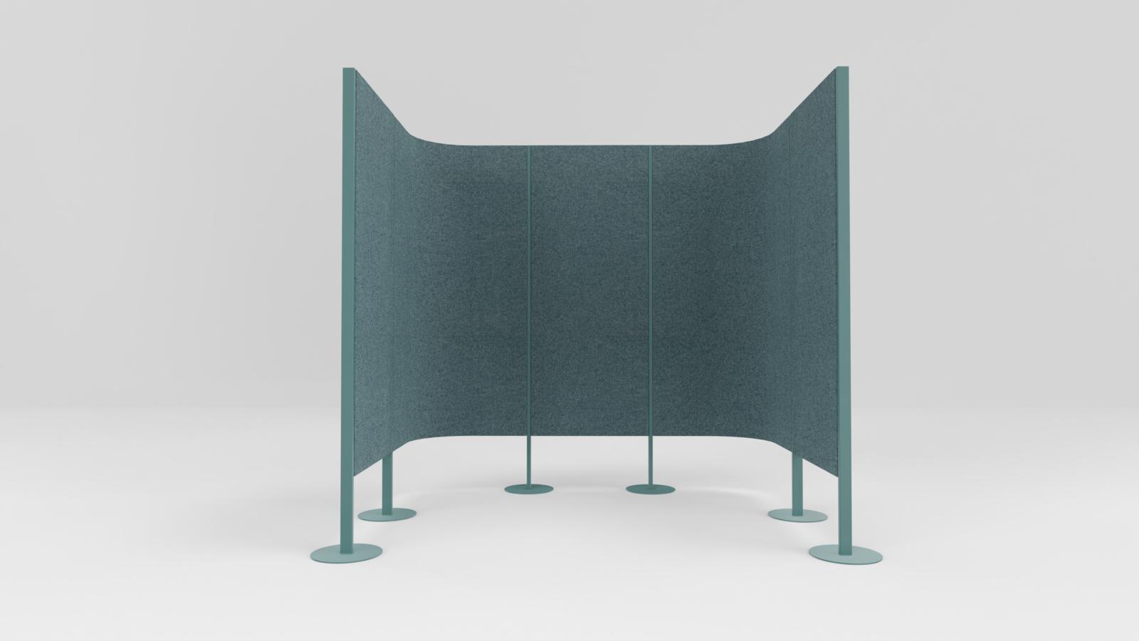 Acoustic furniture, ConScape - Acoustic system of space division, MARO Office Furniture