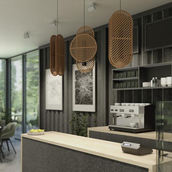 Lampy zwieszane, IKI LED zwieszana, AQForm