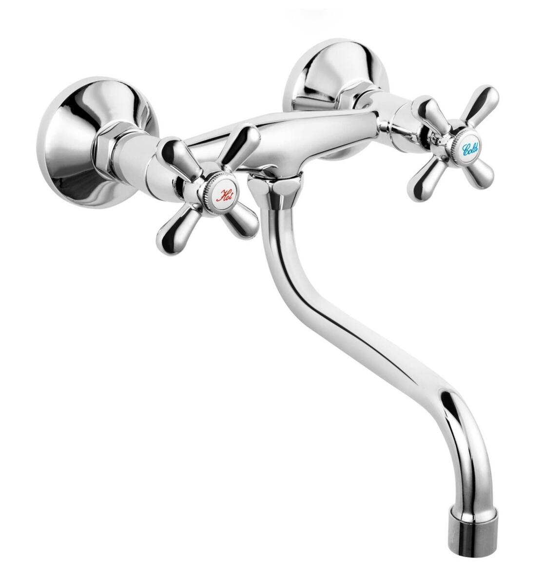 Kitchen Taps, Retro New Wall-mounted sink mixer, FERRO