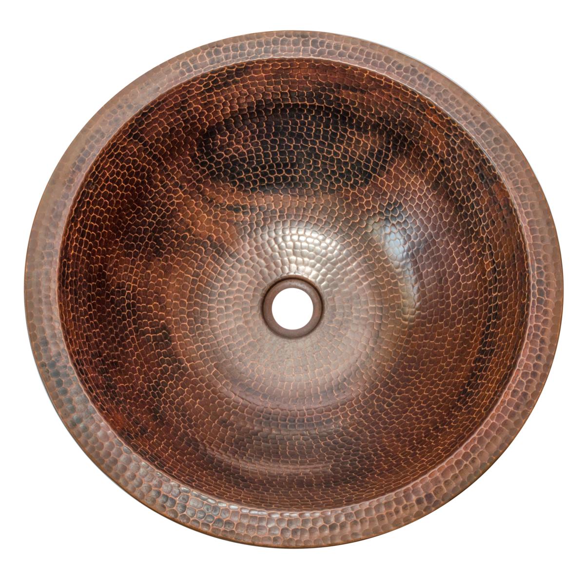Over countertop washbasins, Marisol - countertop washbasin from hand-forged copper, Cerames
