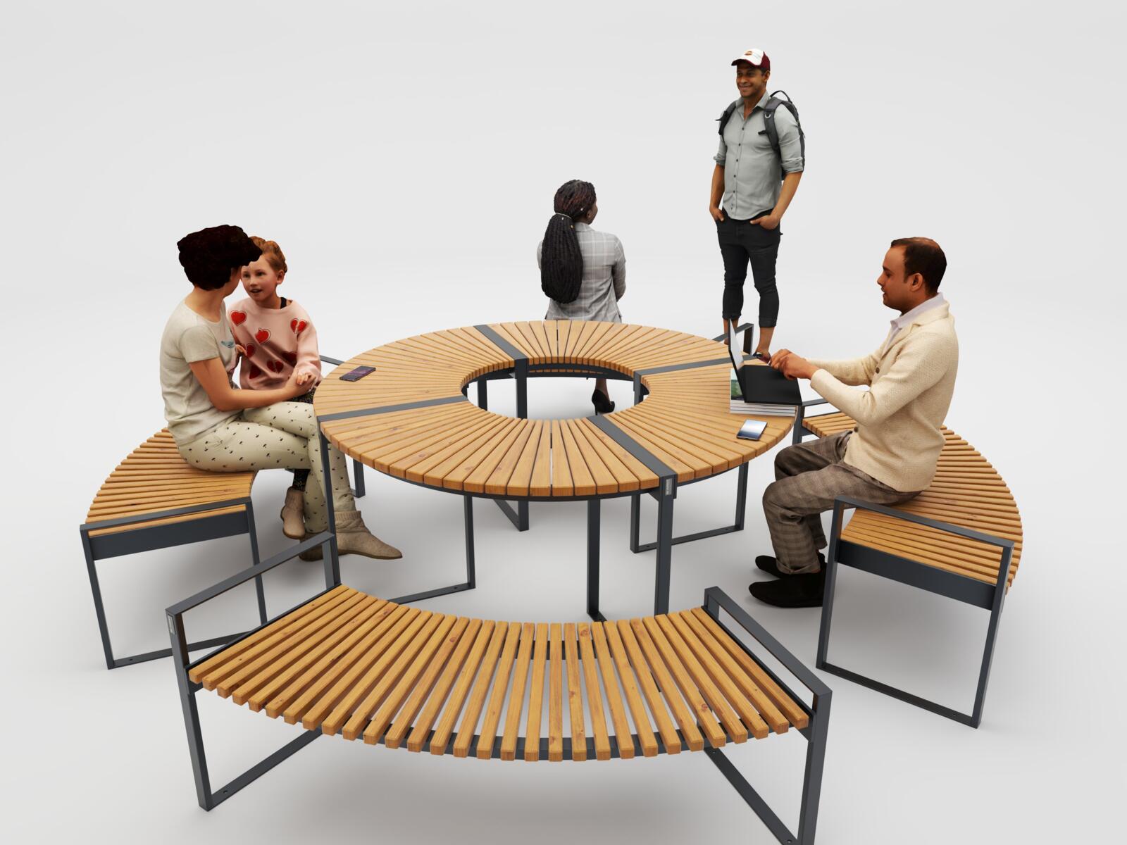 Ławki, Zestaw piknikowy Vigo 1700, JUMAT