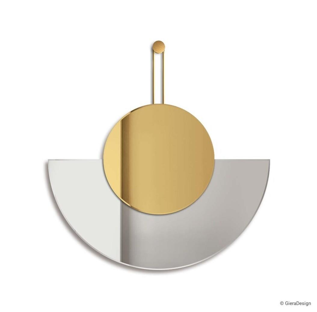 Lustra, Lustro Sign Inco — złote, GieraDesign