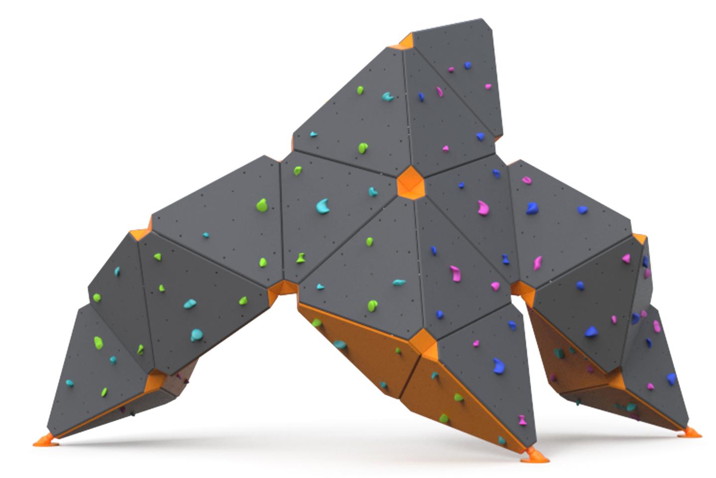 Escalar muros, Rocódromo ZigZag Boulder Z003, Grupa Techramps