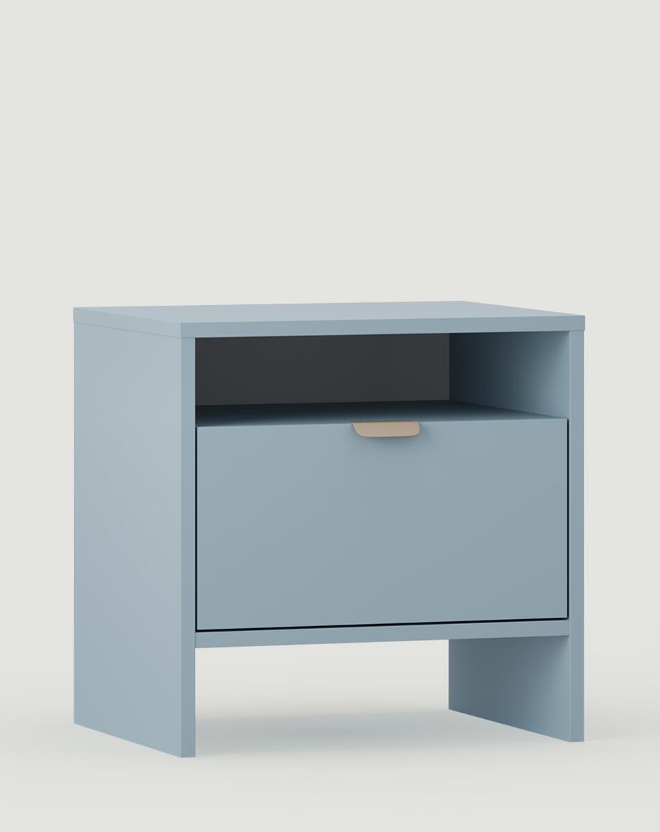Kontenery, Szafka nocna z wnęką i szufladą LAYERS LAY28, Górna Półka Sp. z o. o.