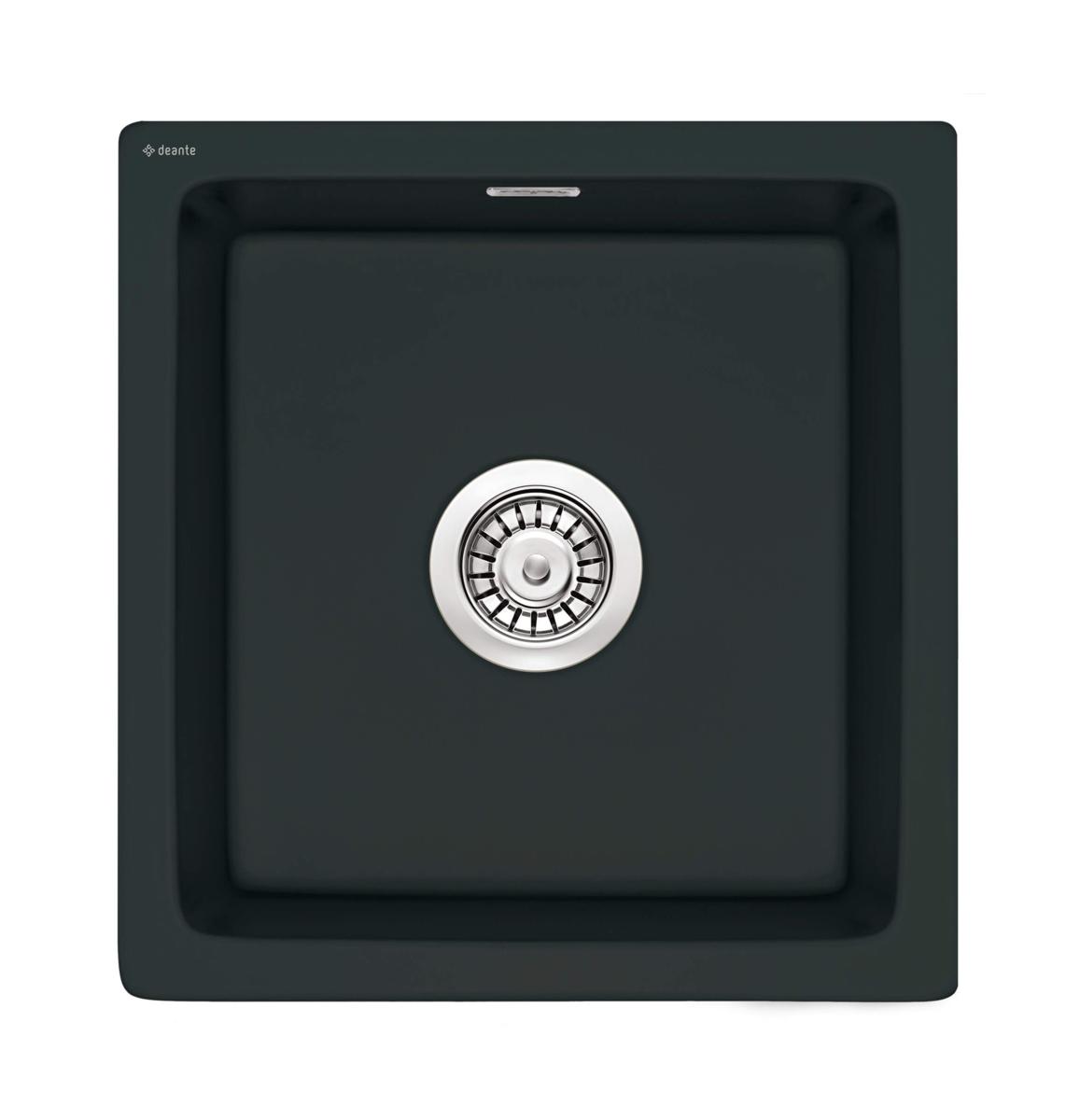 Zlewy kwadratowe, Zlewozmywak ceramiczny 1-komorowy, Deante